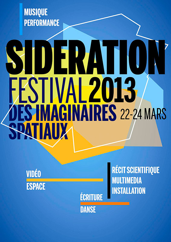 Visuel du festival Sidération 2013